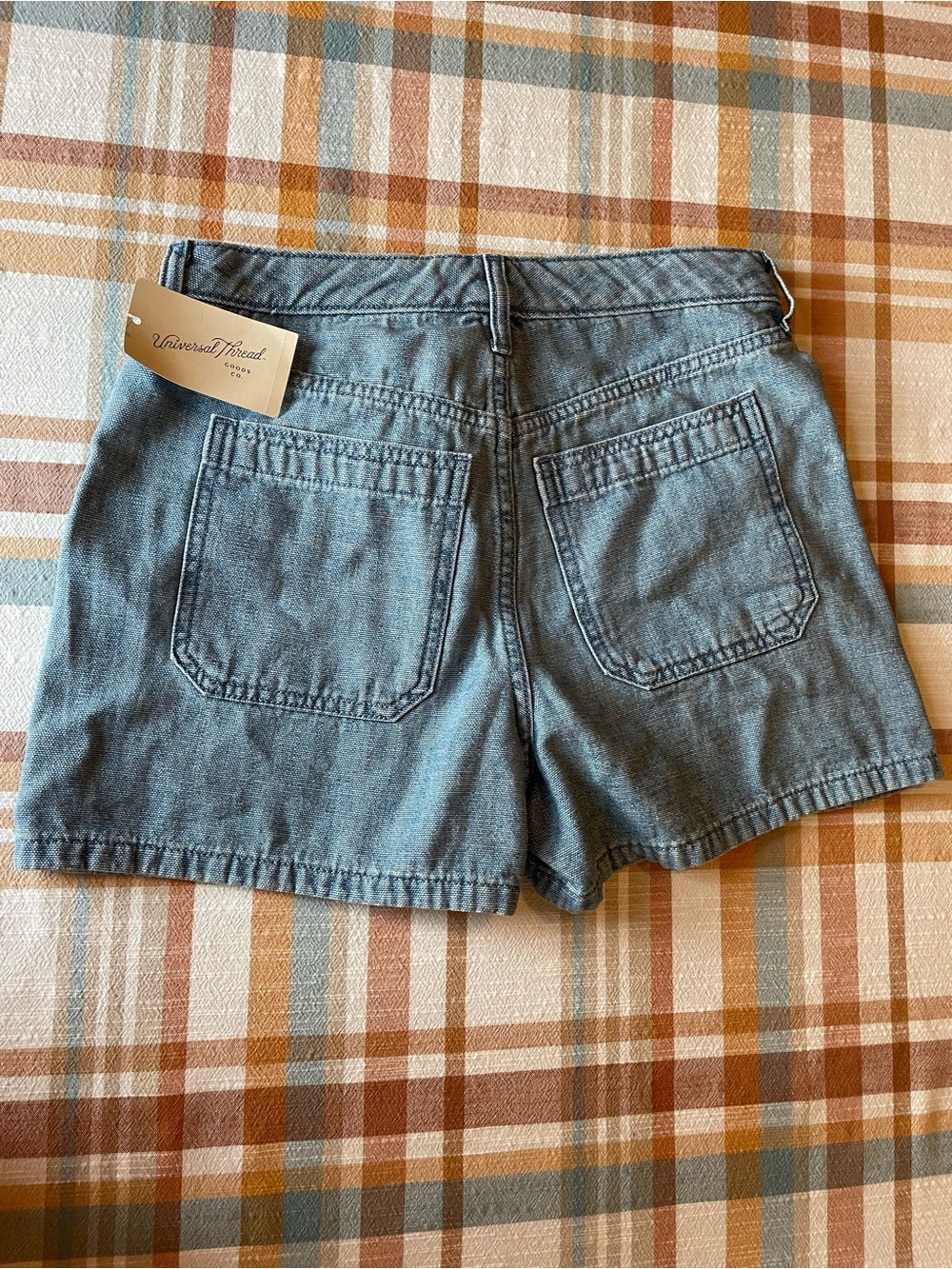 NWT Universal Thread Light Wash Denim Utility Shorts - Picture 2 of 5